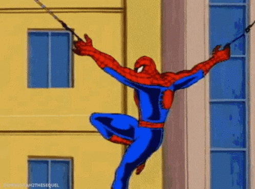 Spiderman Swing GIF - Spiderman Swing Lets Go GIFs