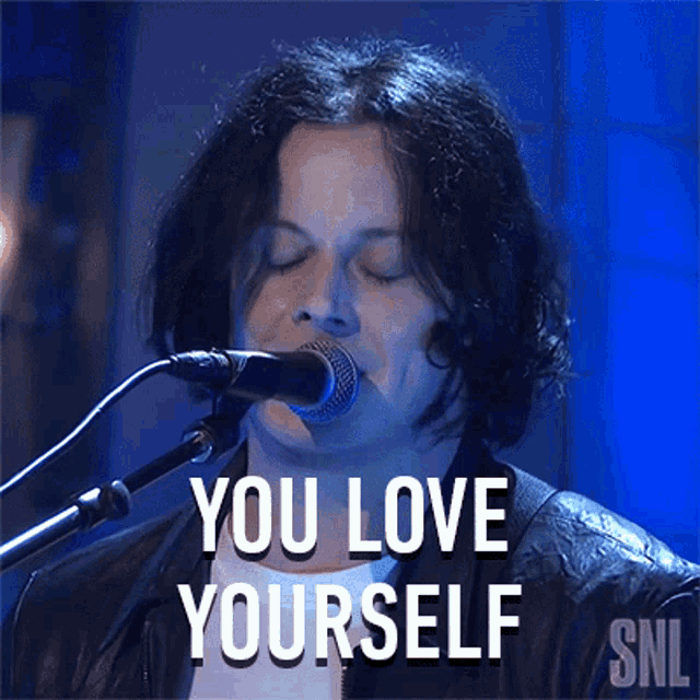 You Love Yourself Jack White GIF - You Love Yourself Jack White Saturday Night Live GIFs