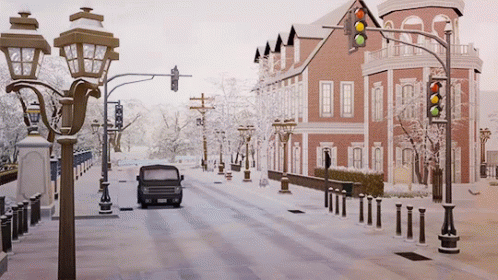 Snow Driving Driving In Snow GIF - Snow Driving Driving In Snow Winter GIFs