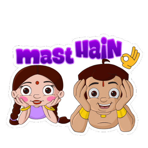 Mast Hain Chutki GIF - Mast Hain Chutki Chhota Bheem GIFs