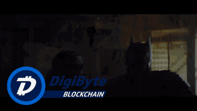 a screen shot of a movie with the words digibyte blockchain on it