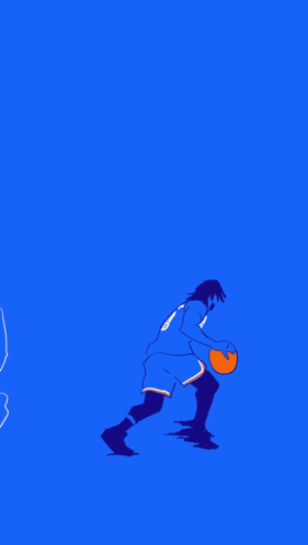 a drawing of a basketball player wearing a new york jersey number 11