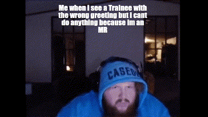 a man with a beard is wearing a blue hoodie and a hat that says caseon on it .