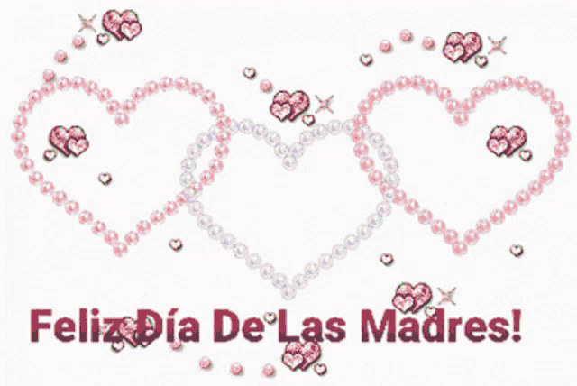 a greeting card that says feliz dia de las madres on it