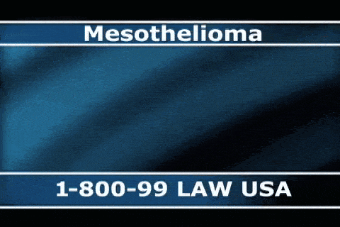 a blue background with mesothelioma 1-800-99 law usa written on it