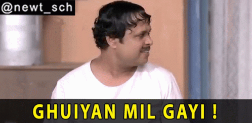 Ghuiyan Mil Gayi Kya Mil Gaya Happy Singh GIF - Ghuiyan Mil Gayi Kya Mil Gaya Happy Singh Bhabiji Ghar Par Hain GIFs