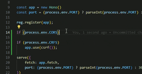 a screenshot of a program that says uncommitted changes at the top