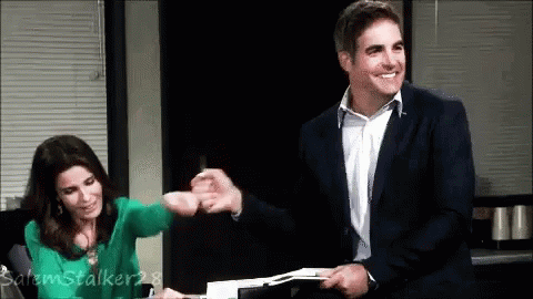 Dool Days Of Our Lives GIF - Dool Days Of Our Lives Fist Bump GIFs