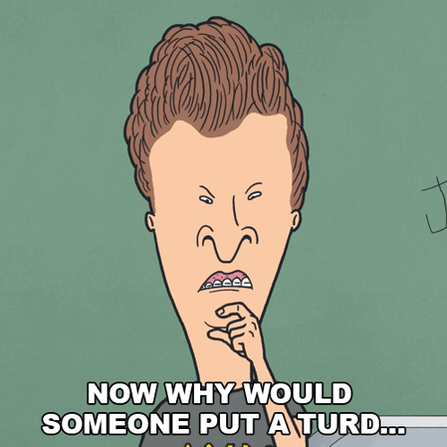 Now Why Would Someone Put A Turd In The Toilet Butt-head GIF - Now Why Would Someone Put A Turd In The Toilet Butt-head Beavis And Butt-head GIFs