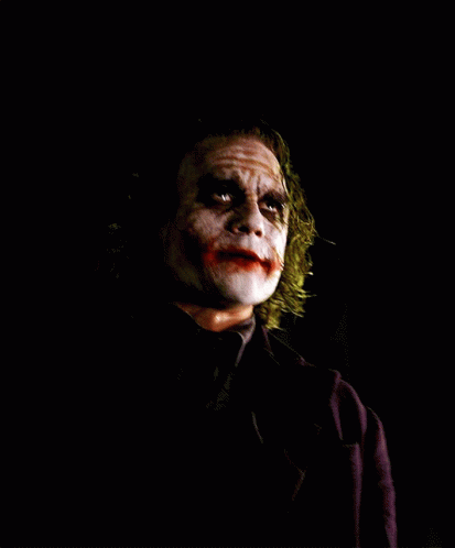 The Joker Heath Ledger GIF - The Joker Heath Ledger Hit Me GIFs