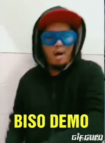 Biso Demo Pointing GIF - Biso Demo Pointing Nods GIFs