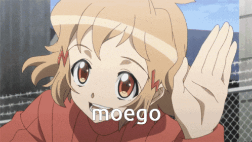 a picture of a girl with the word moego written on her face