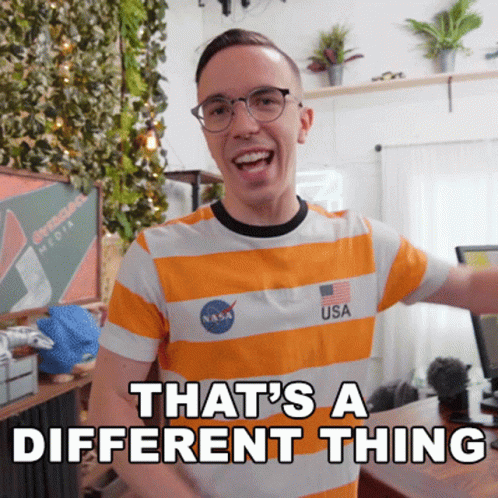 Thats A Different Thing Austin Evans GIF - Thats A Different Thing Austin Evans Thats Another Story GIFs