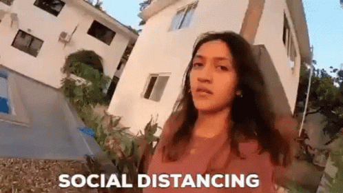 Social Distancing Larissa GIF - Social Distancing Larissa Keep Away GIFs