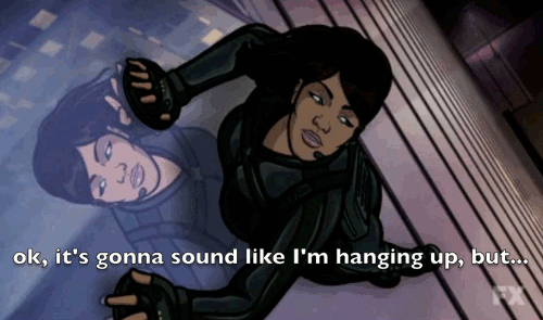 Missed Connections GIF - Archer Lana Fear Of Heights GIFs