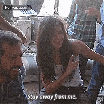 Stay Away From Me..Gif GIF - Stay Away From Me. Katrina Kaif Saif Ali-khan GIFs