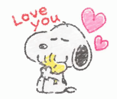 Snoopy Love You GIF