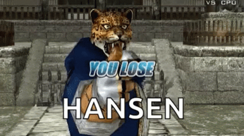 You Lose Hansen GIF - You Lose Hansen Tekken GIFs