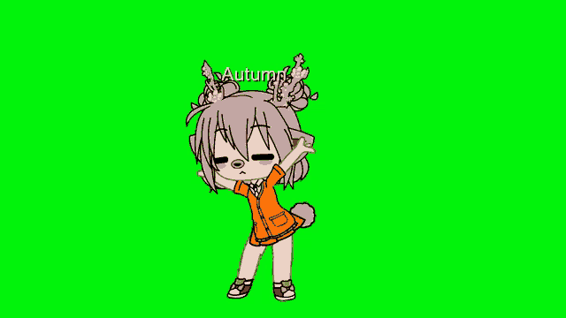 a girl with a crown on her head and the name autumn on the bottom right
