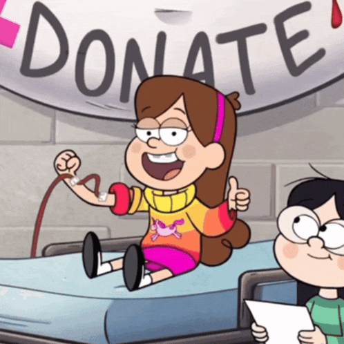 mabel from gravity falls is giving a thumbs up