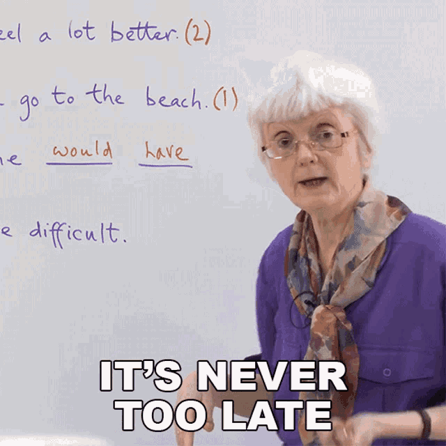Its Never Too Late Gill GIF - Its Never Too Late Gill Engvid GIFs
