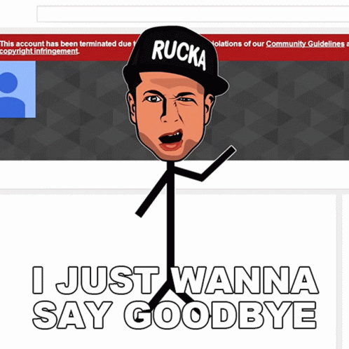 I Just Wanna Say Goodbye Rucka Rucka Ali GIF - I Just Wanna Say Goodbye Rucka Rucka Ali Itsrucka GIFs