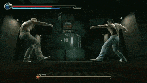 a video game screen shows a character named evil gods