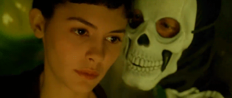 Hello There GIF - Amelie Comedy Drama Skull Mask GIFs
