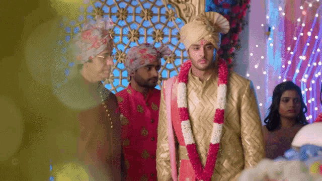a bride and groom are walking down the aisle at their wedding ceremony