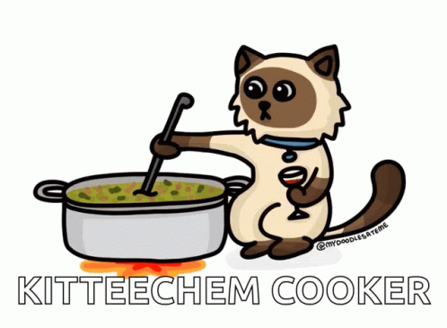 Siamese Cat GIF - Siamese Cat Cook GIFs