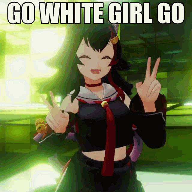Go White Girl Go Ookami Mio GIF - Go White Girl Go Ookami Mio Mio GIFs