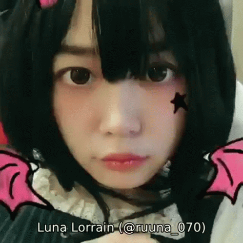Kawaii Devil Girl GIF - Kawaii Devil Girl Luna Lorrain GIFs