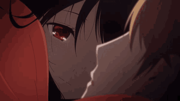 a man and a woman are looking at each other and the words how cute are above them