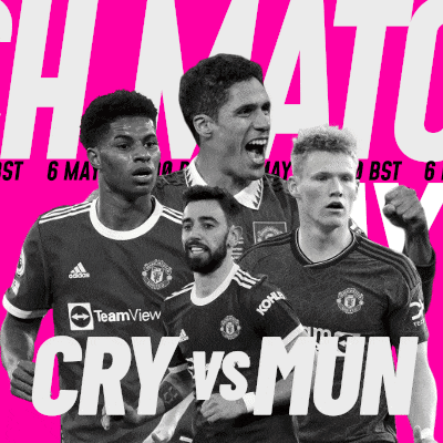 a poster for a soccer match between manchester united and teamview