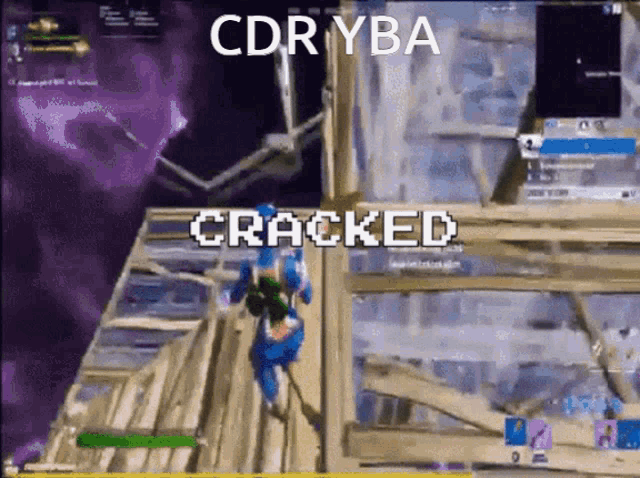 a screenshot of a video game that says cracked on it