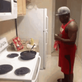 Me In The Kitchen GIF - Funny Man Cooking GIFs