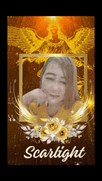 a picture of a woman with the name scarlight