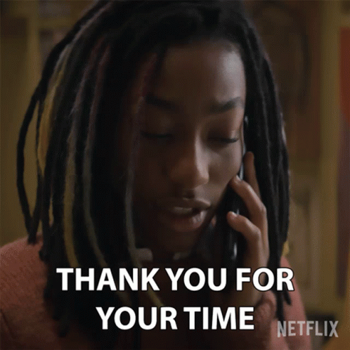 Thank You For Your Time Rose Walker GIF - Thank You For Your Time Rose Walker Vanesu Samunyai GIFs