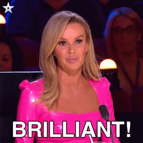 Brilliant Amanda Holden GIF - Brilliant Amanda Holden Britains Got Talent GIFs