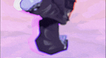 a close up of a person 's feet on a pink background