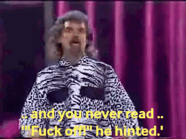 Billy Connolly Fuck Off GIF - Billy Connolly Fuck Off Swearing GIFs