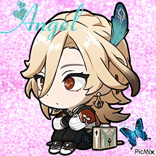 a drawing of a person with the word angel written on it