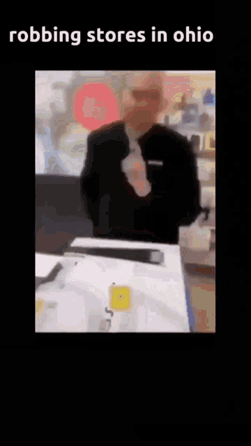 a video of robbing stores in ohio is being posted