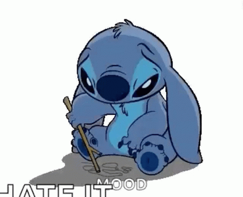 Not Working Out Sad GIF - Not Working Out Sad Stitch GIFs