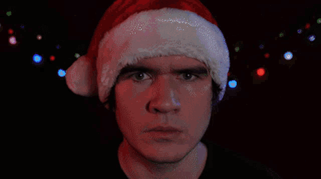 a christmas tree with a gun in the middle