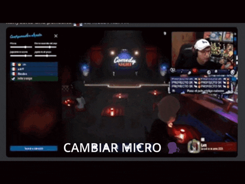 a video of a comedy night is being played