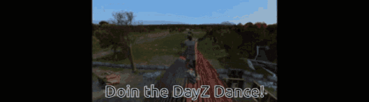 a screenshot of a video game with the words doin the dayz dance