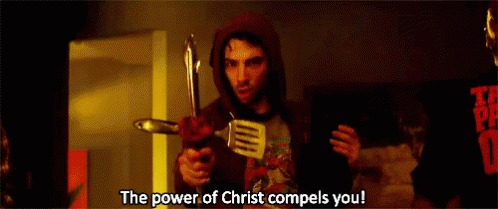 This Is The End GIF - This Is The End Jay Baruchel The Power Of Christ Compels You GIFs