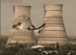 a picture of a building being demolished has the website senorglf.com at the top