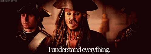 I Understand GIF - I Understand Everything Johnny Depp Pirates Of Carribean GIFs